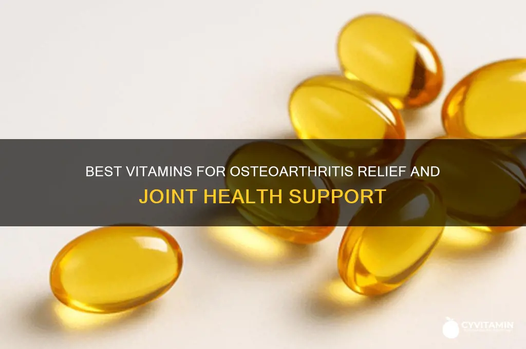 which vitamin is best for osteoarthritis