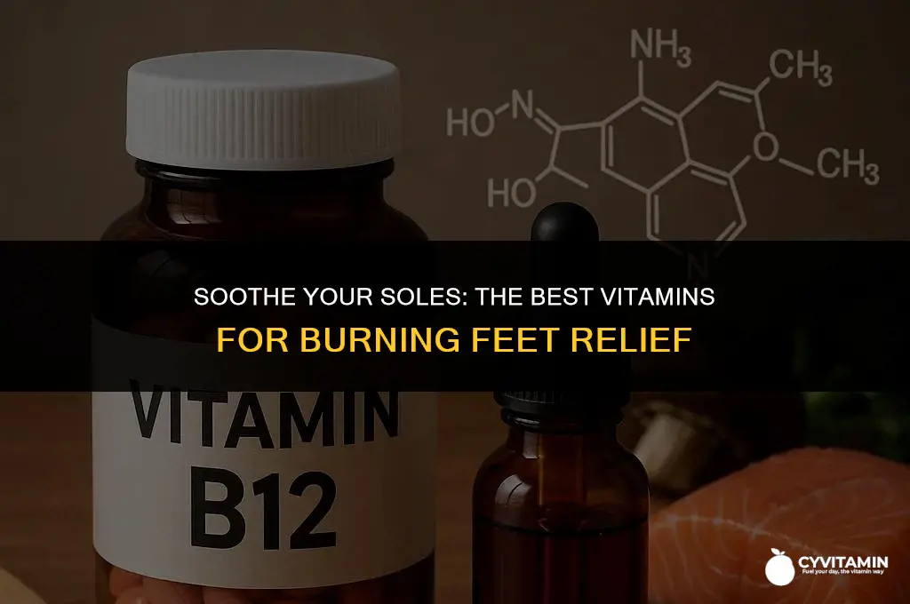 which vitamin is good for burning feet