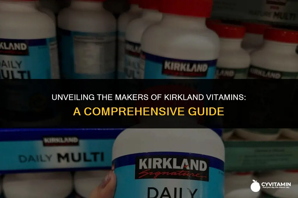 who makes kirkland vitamins