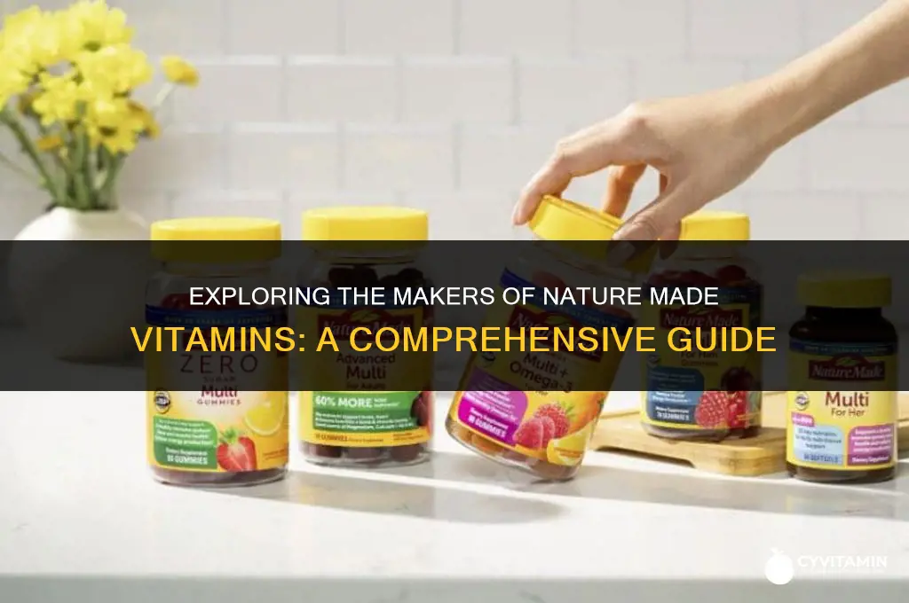 who makes nature made vitamins