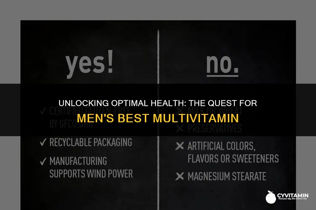 who makes the best multivitamin for men