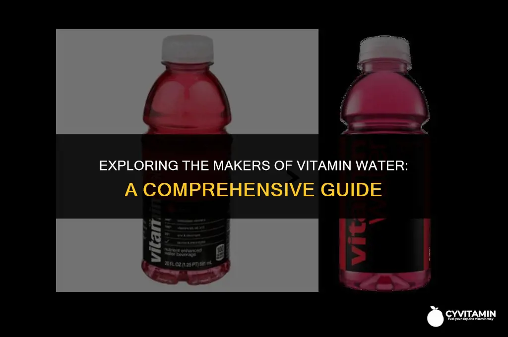 who manufactures vitamin water