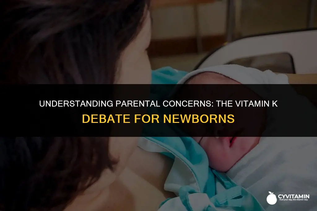 why do parents decline vitamin k for their newborns