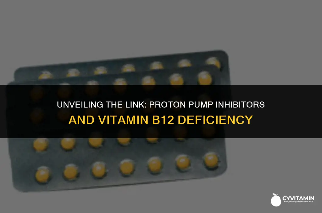why do proton pump inhibitors cause vitamin b12 deficiency