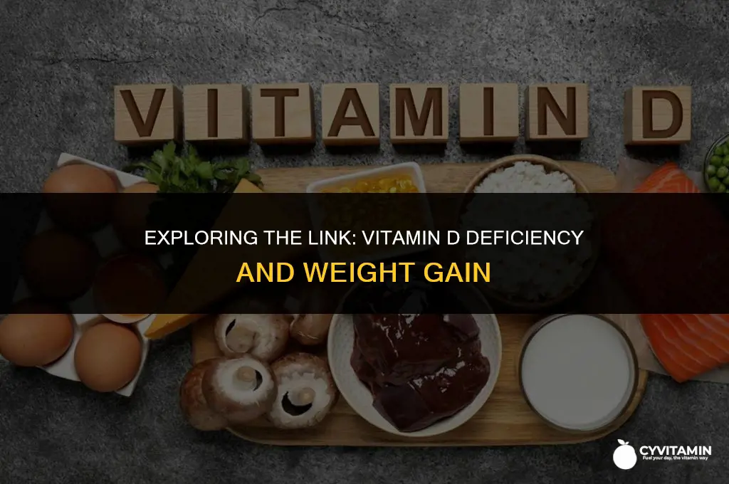 will vitamin d deficiency cause weight gain