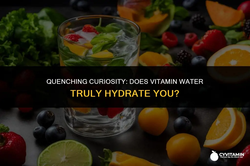 will vitamin water hydrate you